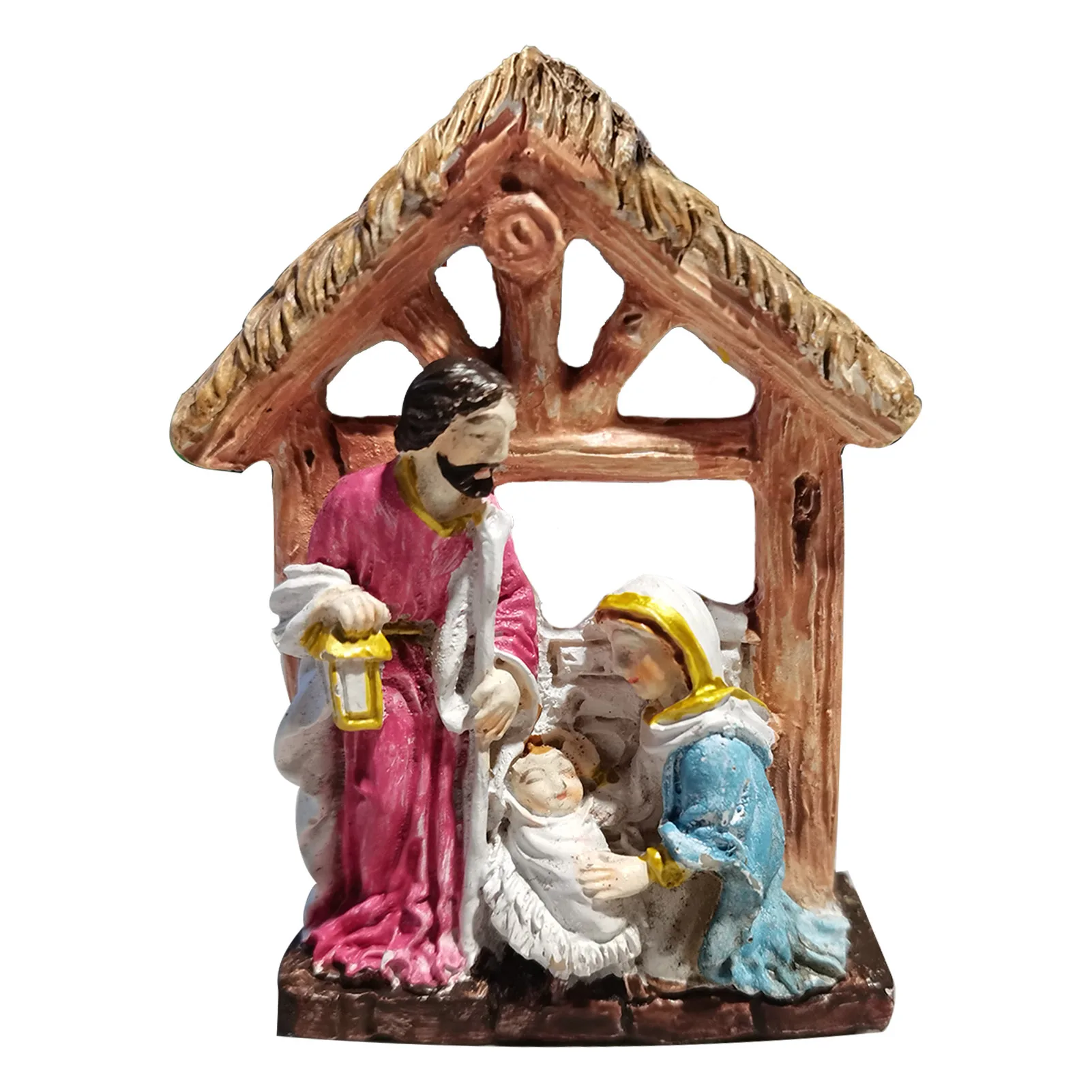 Nativity Sculpture | Attractive Birth Resin Figurine | Religious Ornament Garnish Gift Stable For Window Room Home Decoration
Nativity Sculpture | Attractive Birth Resin Figurine | Religious Ornament Garnish Gift Stable For Window Room Home Decoration