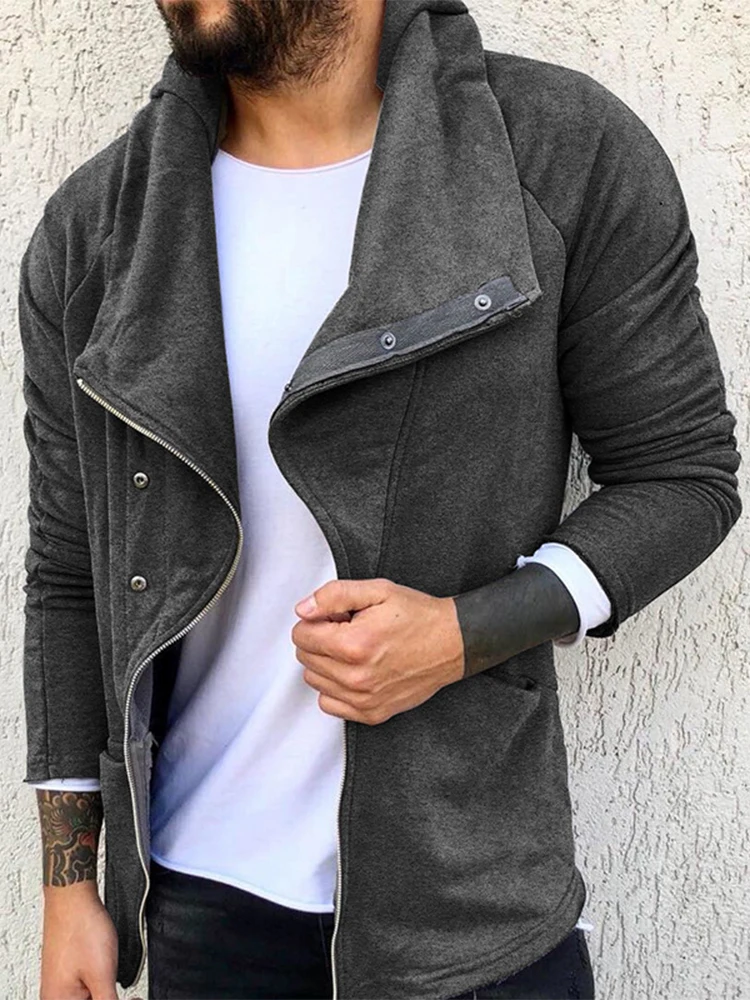 Spring Long Sleeve Slim Tops Mens 2022 Fashion Irregular Zippers Solid Cardigans Casual New Design Stand Collar Sweatshirt Men
Spring Long Sleeve Slim Tops Mens 2022 Fashion Irregular Zippers Solid Cardigans Casual New Design Stand Collar Sweatshirt Men