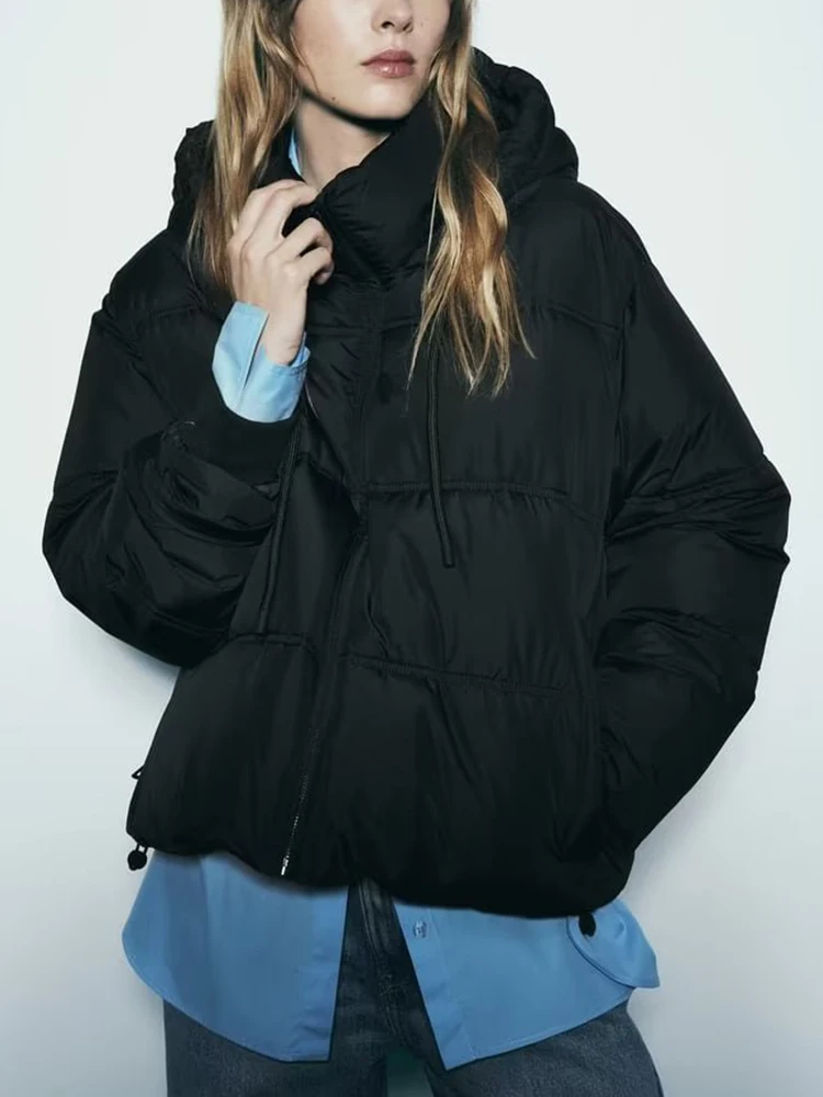 TRAF 2023 Women Winter Jacket Fashion Winter Thick Coat Female Hooded Down Parka Warm Ladies Clothes Outwear
TRAF 2023 Women Winter Jacket Fashion Winter Thick Coat Female Hooded Down Parka Warm Ladies Clothes Outwear