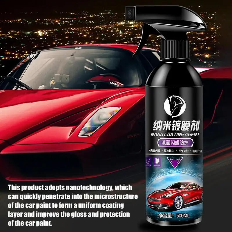 

Car Coating Spray Agent With High Protection Long Lasting Polishing Hydrophobic Protection Waxes Sealants Quick Waterless Paint