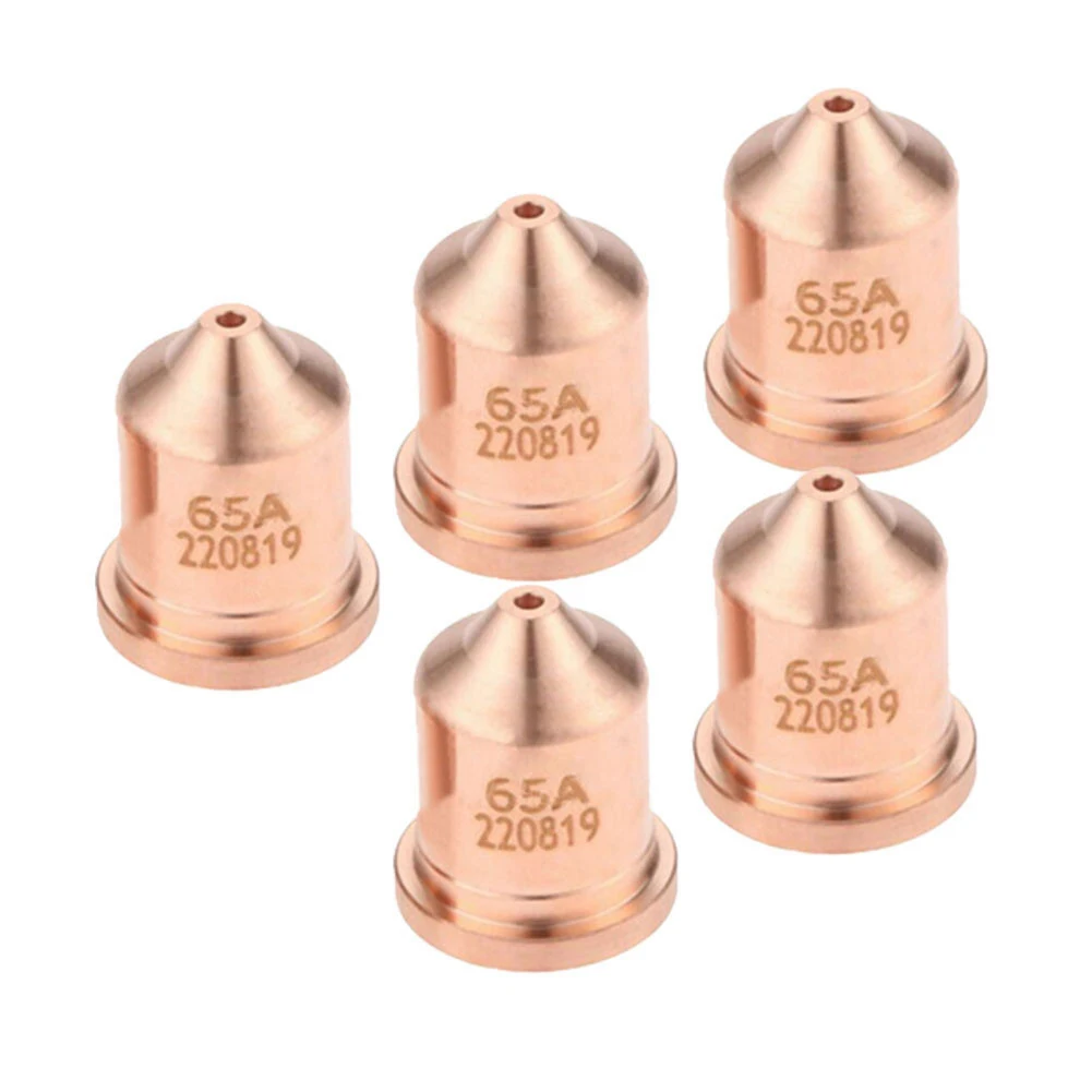 5Pcs 220819 Plasma Torch Nozzles Kit 65A Copper Plasma Cutting Nozzle For 65 85 105 HRT HRTs MRT 1.6x2cm
5Pcs 220819 Plasma Torch Nozzles Kit 65A Copper Plasma Cutting Nozzle For 65 85 105 HRT HRTs MRT 1.6x2cm