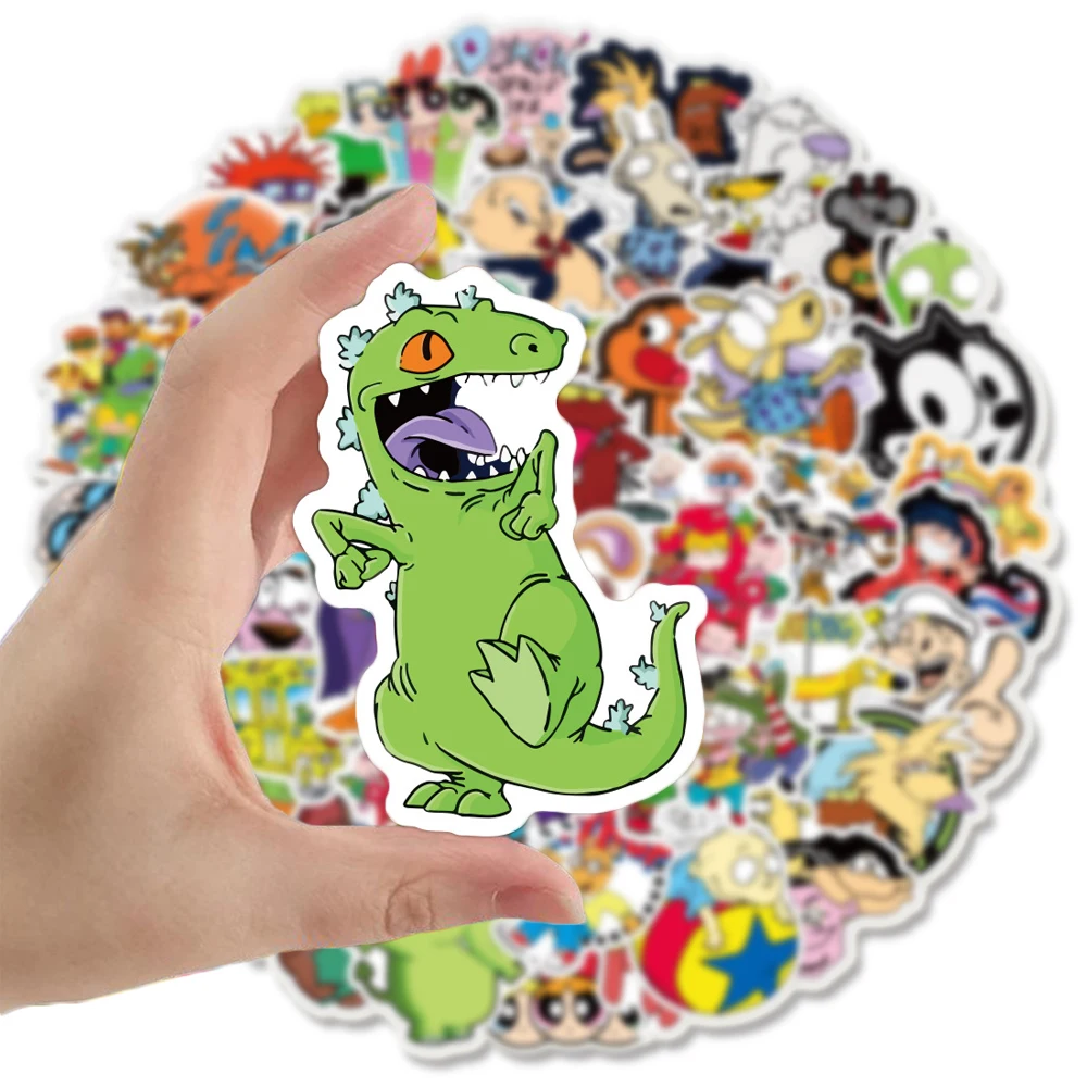 1 Pack 90s Classic Cartoon Stickers Graffiti for Laptop Motorcycle Bike Car Guitar Skateboard Luggage Decal Kids Scrapbook Toys
1 Pack 90s Classic Cartoon Stickers Graffiti for Laptop Motorcycle Bike Car Guitar Skateboard Luggage Decal Kids Scrapbook Toys