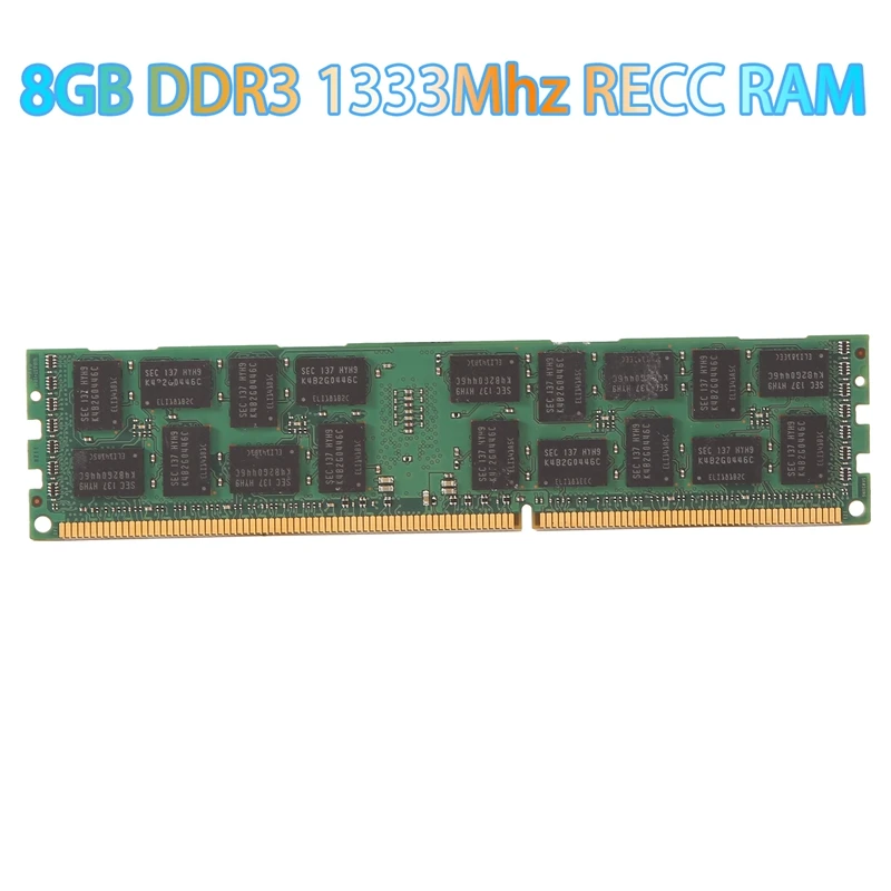8GB DDR3 1333MHZ RECC Memory Ram 240Pin PC3L-10600R 2RX4 RECC RAM For X79 2011Pin Motherboard
8GB DDR3 1333MHZ RECC Memory Ram 240Pin PC3L-10600R 2RX4 RECC RAM For X79 2011Pin Motherboard
