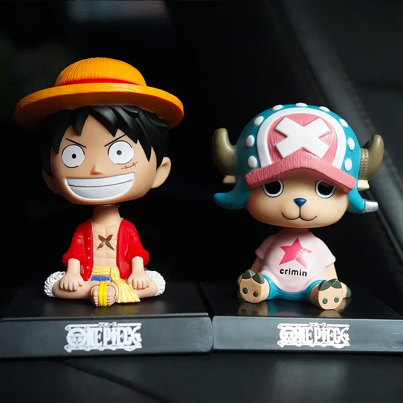 One Piece Luffy Chopper Naruto Uzumaki Dragonball Wukong Cute Figure Doll Car Ornaments Cartoon Zoro Shaking Head Toy for Kids
One Piece Luffy Chopper Naruto Uzumaki Dragonball Wukong Cute Figure Doll Car Ornaments Cartoon Zoro Shaking Head Toy for Kids
