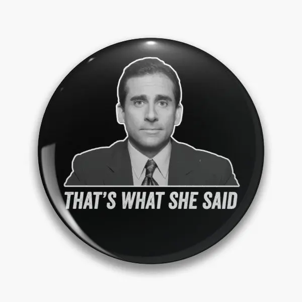 Thats What She Said Customizable Soft Button Pin Metal Hat Clothes Cute Collar Creative Fashion Decor Funny Gift Lapel Pin
Thats What She Said Customizable Soft Button Pin Metal Hat Clothes Cute Collar Creative Fashion Decor Funny Gift Lapel Pin