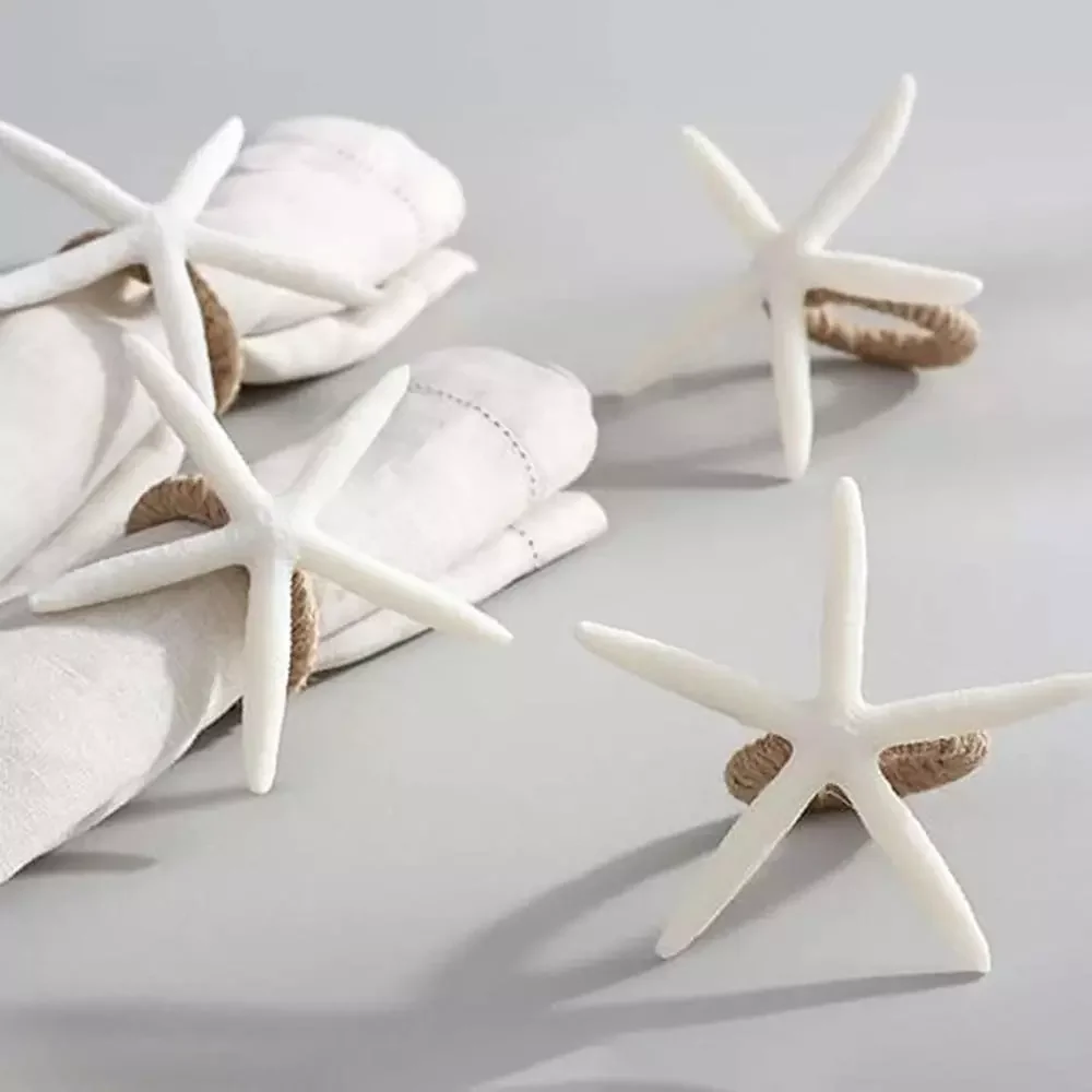 2022New Napkin Rings Set Sea Star Napkin Holders for Starfish Serviette for Tables, Wedding, Birthday, Banquet, Christmas Decor.
2022New Napkin Rings Set Sea Star Napkin Holders for Starfish Serviette for Tables, Wedding, Birthday, Banquet, Christmas Decor.
