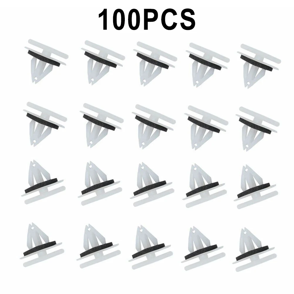 Clips Retainers Moulding Clip 100Pc Rocker Panel Moulding Clips Retainers W/ Sealer Fit For Ford W715201-S300 Brand New
Clips Retainers Moulding Clip 100Pc Rocker Panel Moulding Clips Retainers W/ Sealer Fit For Ford W715201-S300 Brand New