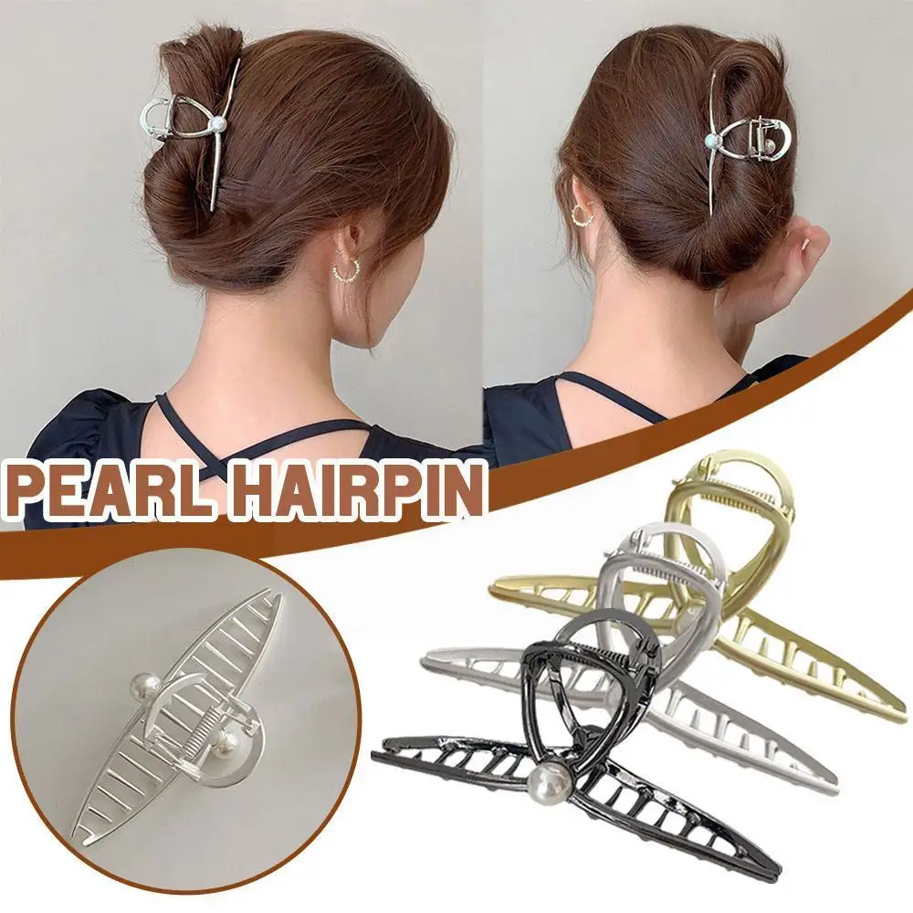 Acrylic Hair Claws Women Geometric Pearl Hair Clip Accessory Hair Headband Gold Crab Hairpin Hair Fashion Hairclip Hollow S T4Q2
Acrylic Hair Claws Women Geometric Pearl Hair Clip Accessory Hair Headband Gold Crab Hairpin Hair Fashion Hairclip Hollow S T4Q2