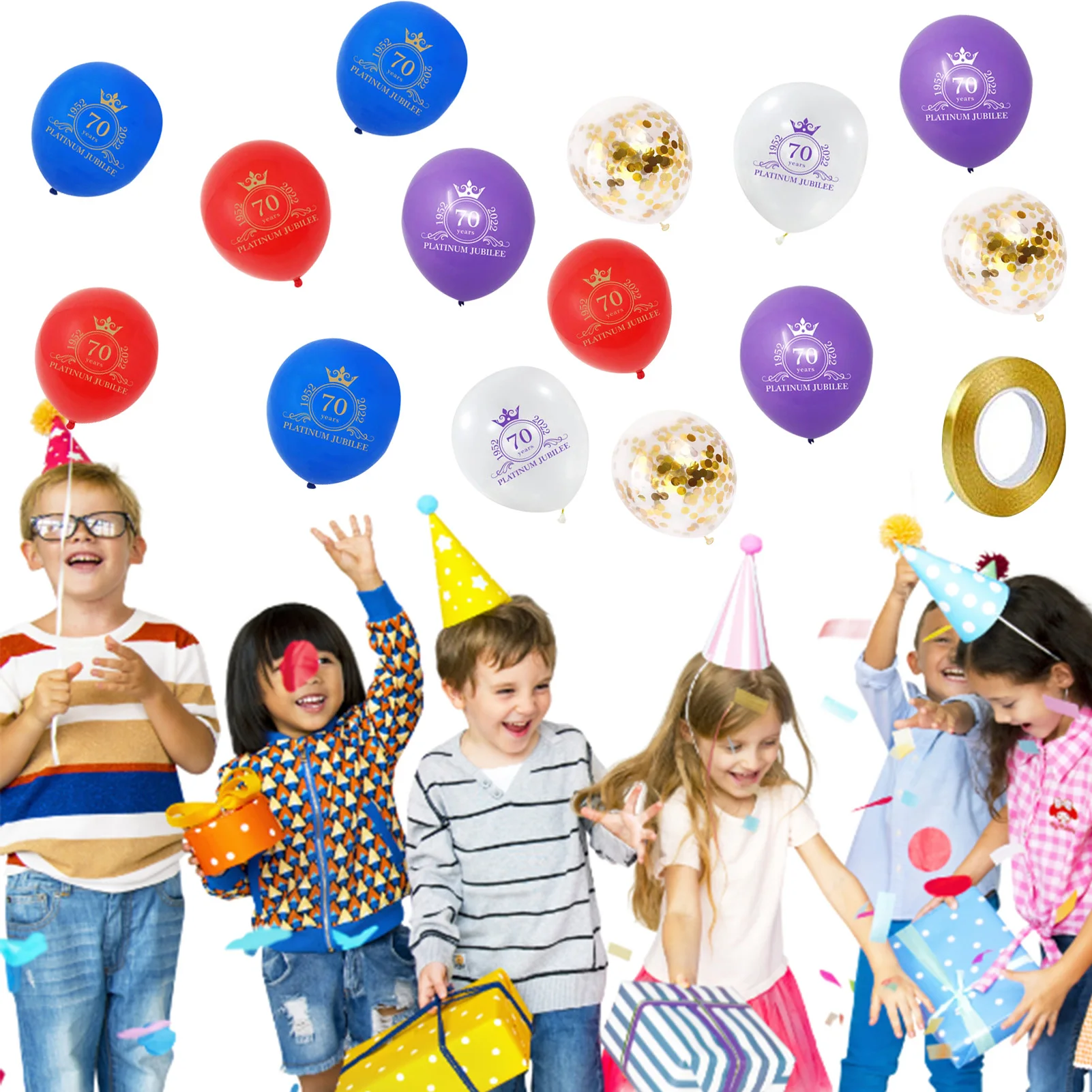 56Pcs Platinums Jubilee Balloons 2022 Great Britain 70th Platinums Jubilee 2022 Party Printed Latex Balloons Patriotic Home
56Pcs Platinums Jubilee Balloons 2022 Great Britain 70th Platinums Jubilee 2022 Party Printed Latex Balloons Patriotic Home