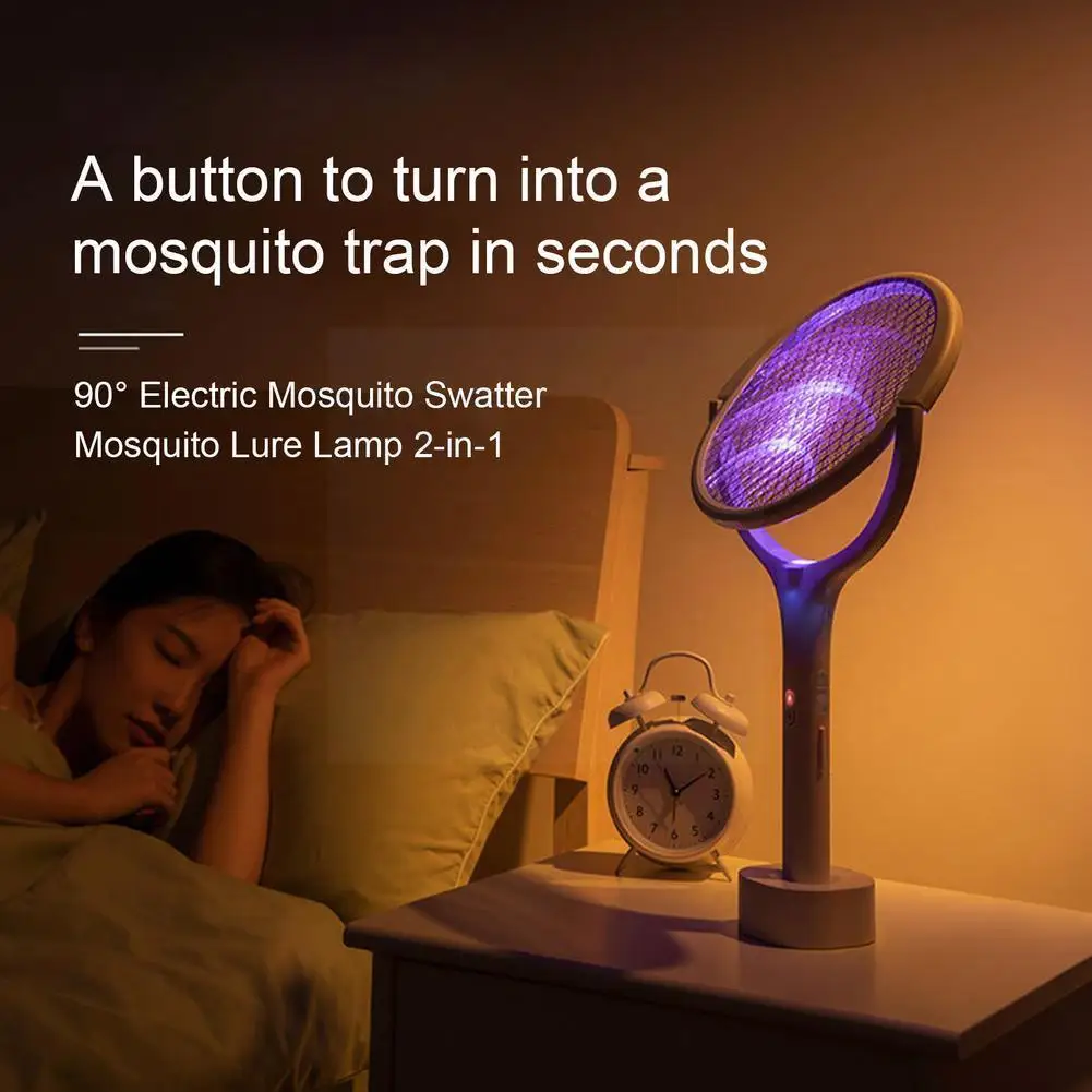 2In1 USB Electric Mosquito Swatter Rotatable Killer Lamp Trap Bug Light Rechargeable Flies Zapper Summer Hot Anti Insect Sa R5L0
2In1 USB Electric Mosquito Swatter Rotatable Killer Lamp Trap Bug Light Rechargeable Flies Zapper Summer Hot Anti Insect Sa R5L0