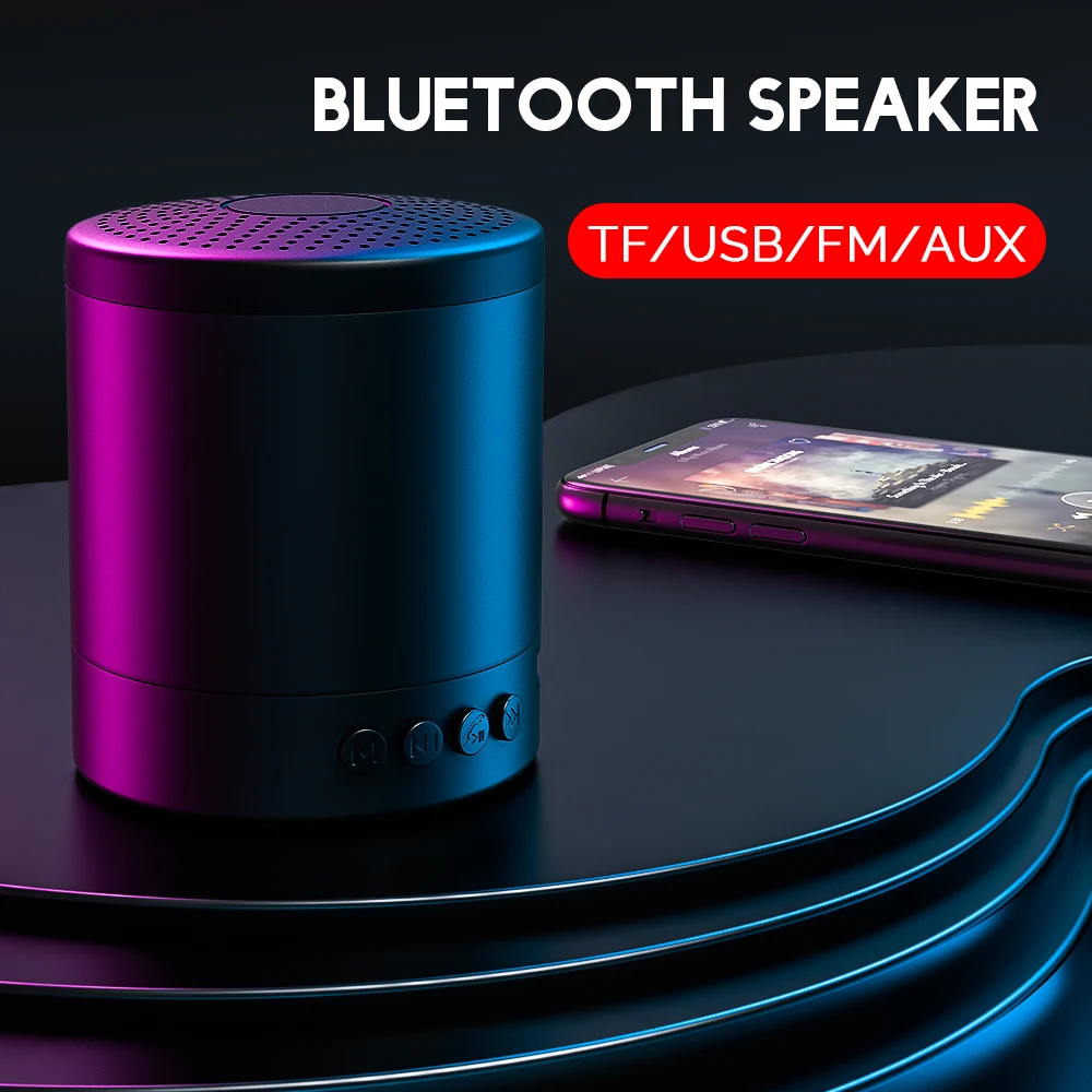 Portable Waterproof Speaker Bluetooth Stereo Wireless Amplifier Mini Sound Column Subwoofer Outdoor Steel Cannon
Portable Waterproof Speaker Bluetooth Stereo Wireless Amplifier Mini Sound Column Subwoofer Outdoor Steel Cannon