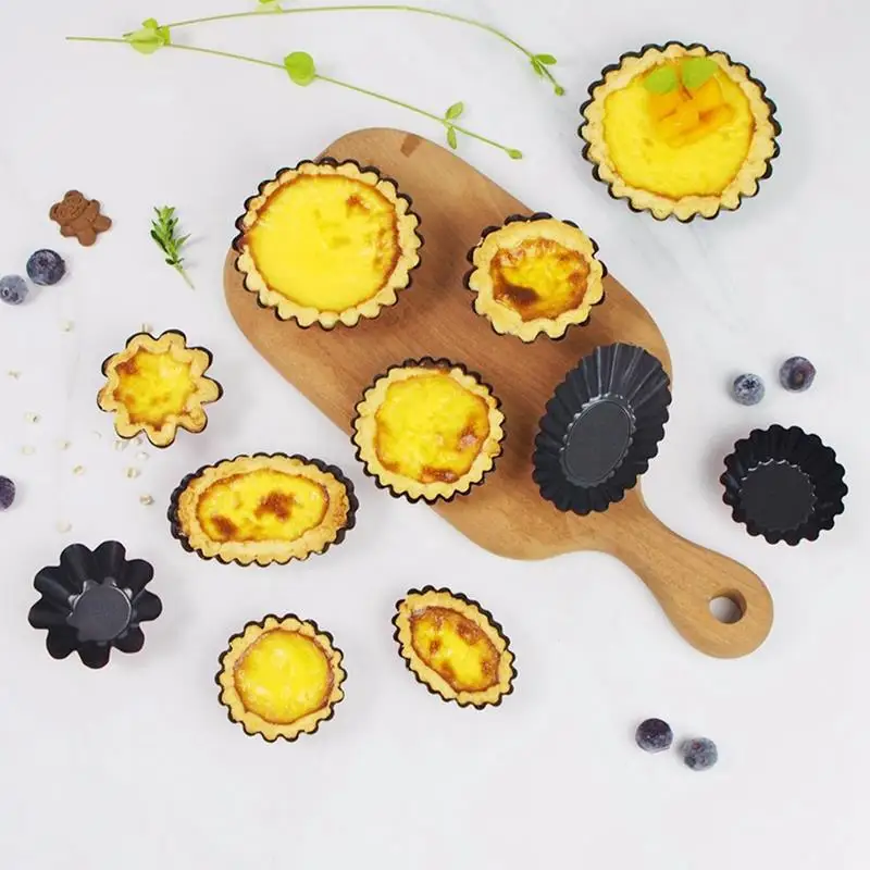 8Pcs/Set Egg Tart Molds Nonstick Flower Design Cake Baking Cup Tools Accessories Cup Case Party Tray Cake Mold Decorating Tools
8Pcs/Set Egg Tart Molds Nonstick Flower Design Cake Baking Cup Tools Accessories Cup Case Party Tray Cake Mold Decorating Tools