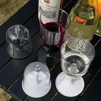 Collapsible Wine Glasses For Travel Unbreakable Picnic Wine Glass Detachable Dishwasher Safe Wine Glasses For Picnics Camping
