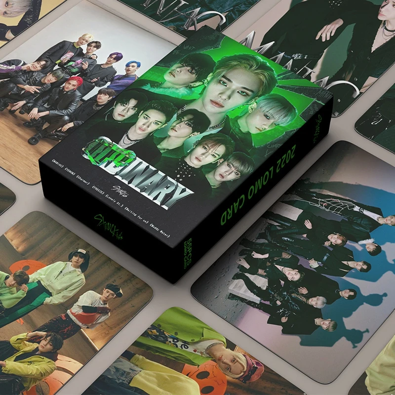 55PCS/Set Kpop STRAY KIDS New Album ODDINARY Photocards HD Printed Photo Cards Postcard LOMO Cards for Fans Collection Gift
55PCS/Set Kpop STRAY KIDS New Album ODDINARY Photocards HD Printed Photo Cards Postcard LOMO Cards for Fans Collection Gift