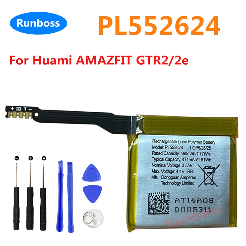 Original Battery For Huami AMAZFIT GTR2/2e 471mAh PL552624 Smart Phone Replacement Batteries
Original Battery For Huami AMAZFIT GTR2/2e 471mAh PL552624 Smart Phone Replacement Batteries