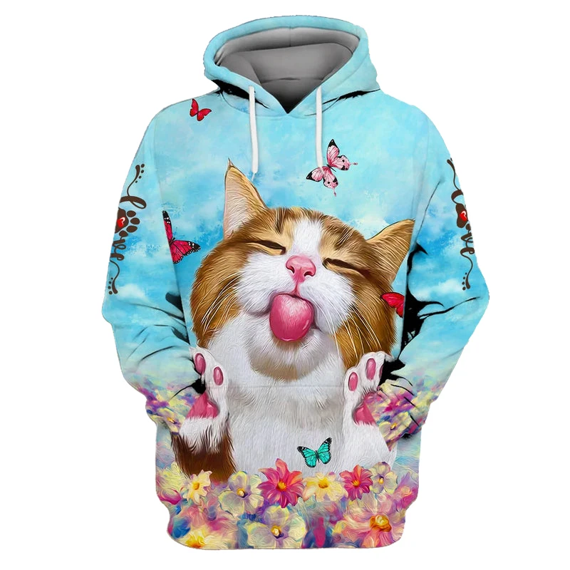 Cute Cat Pretty Butterfly 3D Print Hoodies Men Women Autumn Winter Fashion Long Sleeve Oversized Pullovers Sweatshirt Ropa Mujer
Cute Cat Pretty Butterfly 3D Print Hoodies Men Women Autumn Winter Fashion Long Sleeve Oversized Pullovers Sweatshirt Ropa Mujer