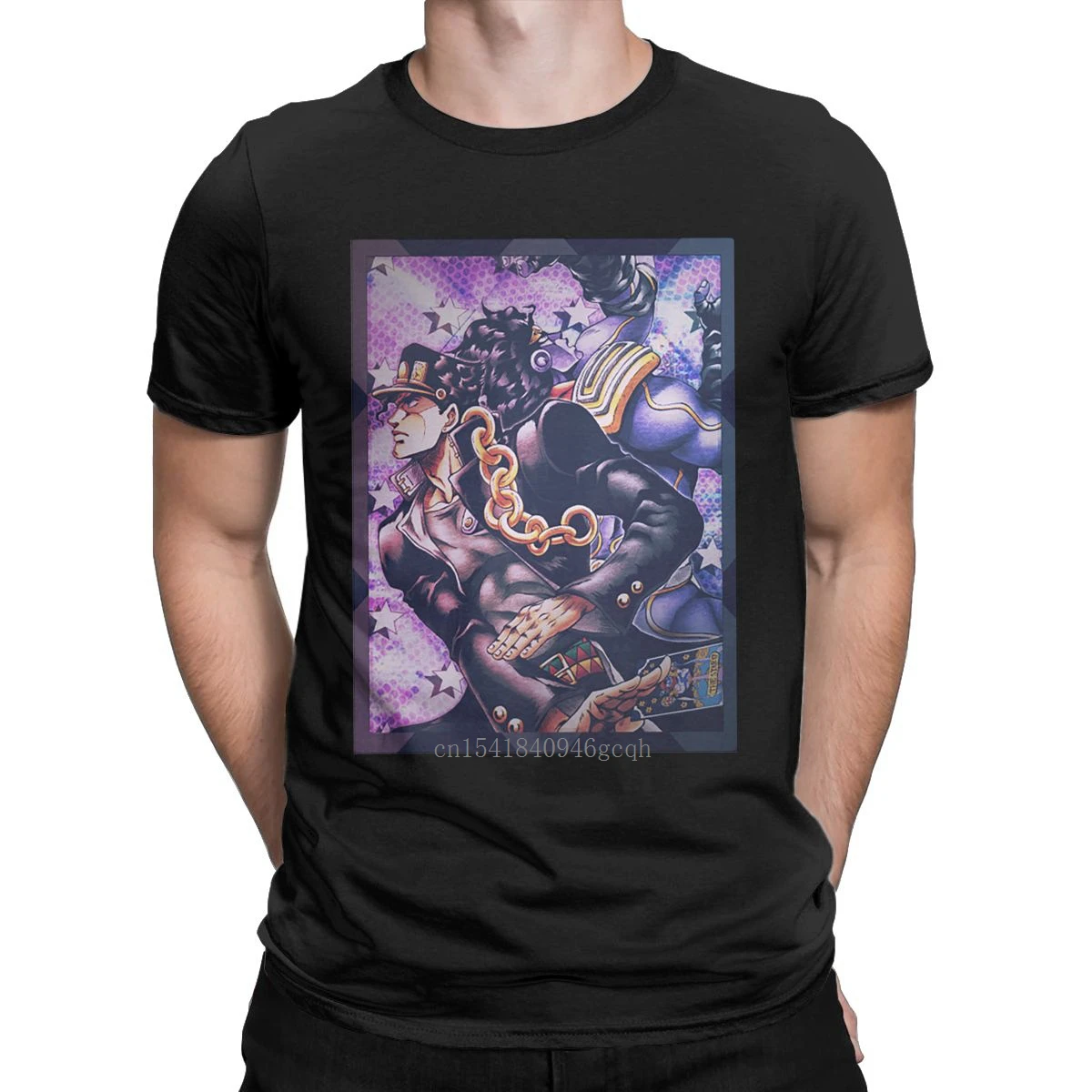 Men's Jojos Bizarre Adventure Jotaro T Shirts Japanese Anime Cotton Tops Funny Short Sleeve Tee Shirt Birthday Gift T-Shirts
Men's Jojos Bizarre Adventure Jotaro T Shirts Japanese Anime Cotton Tops Funny Short Sleeve Tee Shirt Birthday Gift T-Shirts