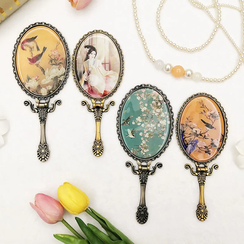 Frame Mirror Decal Vintage Geometric Small Shower Compact Mirror Round Handheld Portable Fold Flower Wanddeko Decoration
Frame Mirror Decal Vintage Geometric Small Shower Compact Mirror Round Handheld Portable Fold Flower Wanddeko Decoration