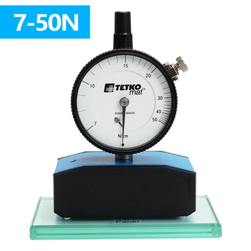 Wire mesh tension meter TETKO Switzerland imported 7-50N/7-80N steel plate measurement precision instrument
Wire mesh tension meter TETKO Switzerland imported 7-50N/7-80N steel plate measurement precision instrument