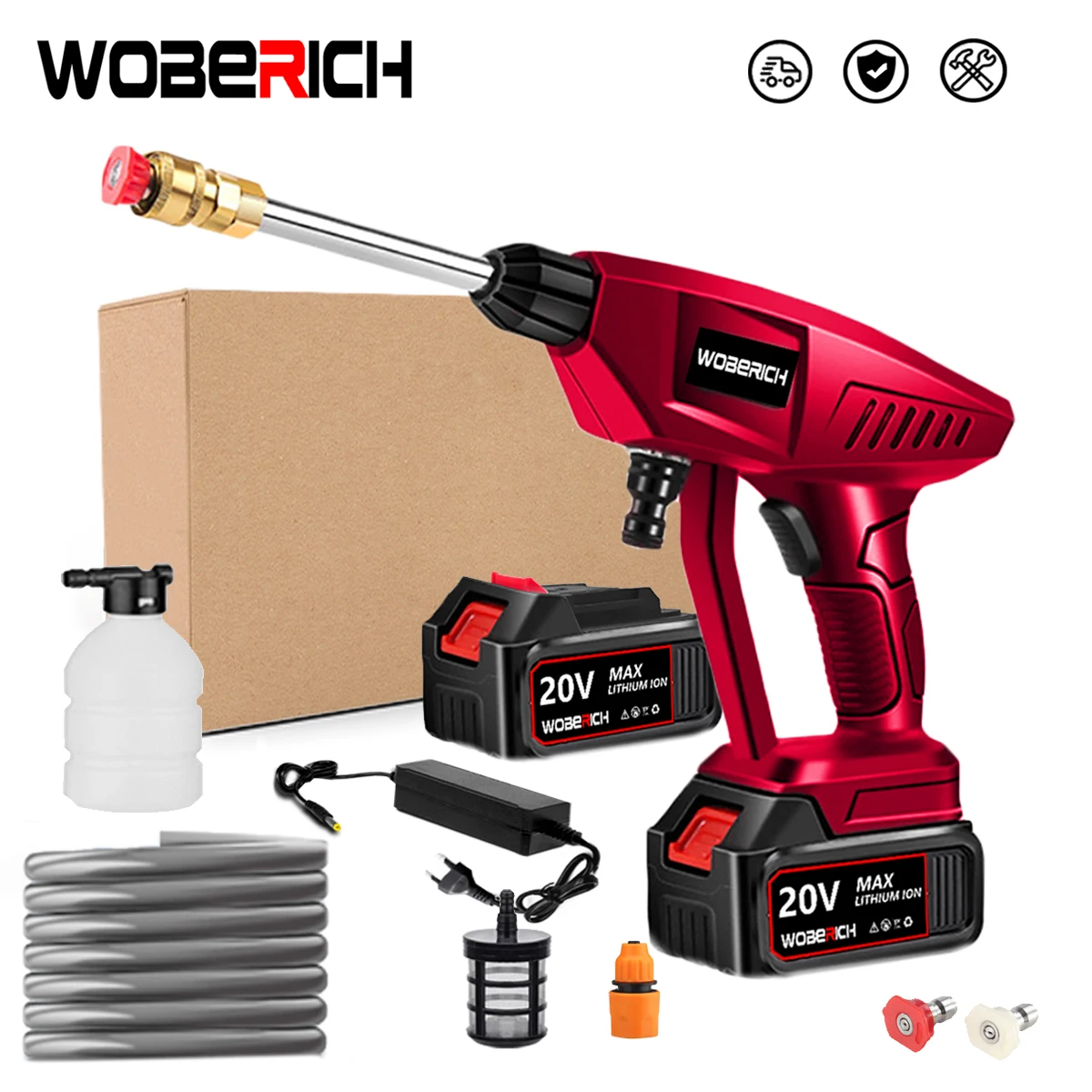 Cordless High Pressure Cleaner Washer Spray Water Gun Car Wash Pressure Water Cleaning Machine for Makita 18V Battery
Cordless High Pressure Cleaner Washer Spray Water Gun Car Wash Pressure Water Cleaning Machine for Makita 18V Battery