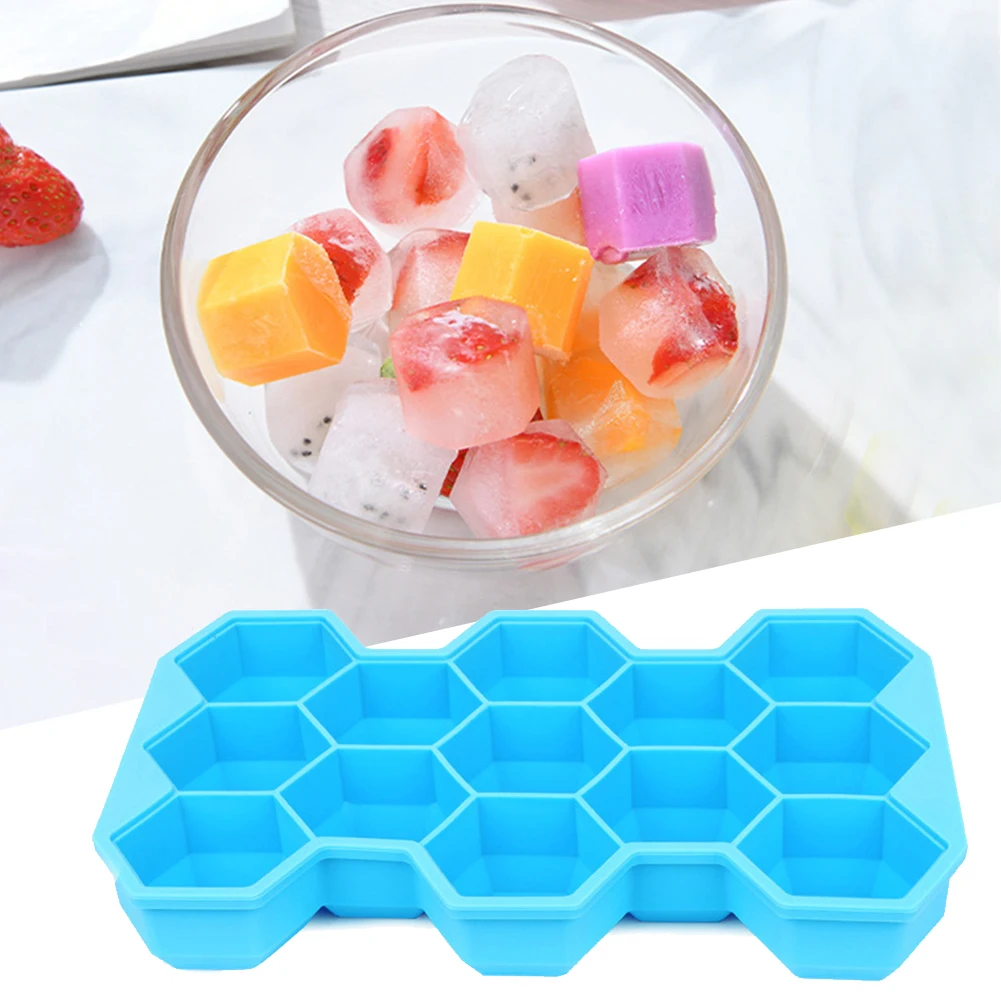Kitchen Ice Cube Tray Summer Honeycomb Shape 13 Cells Silicone Drink Ice Mould Portable Round Ice Cube Shape DIY Bar
Kitchen Ice Cube Tray Summer Honeycomb Shape 13 Cells Silicone Drink Ice Mould Portable Round Ice Cube Shape DIY Bar