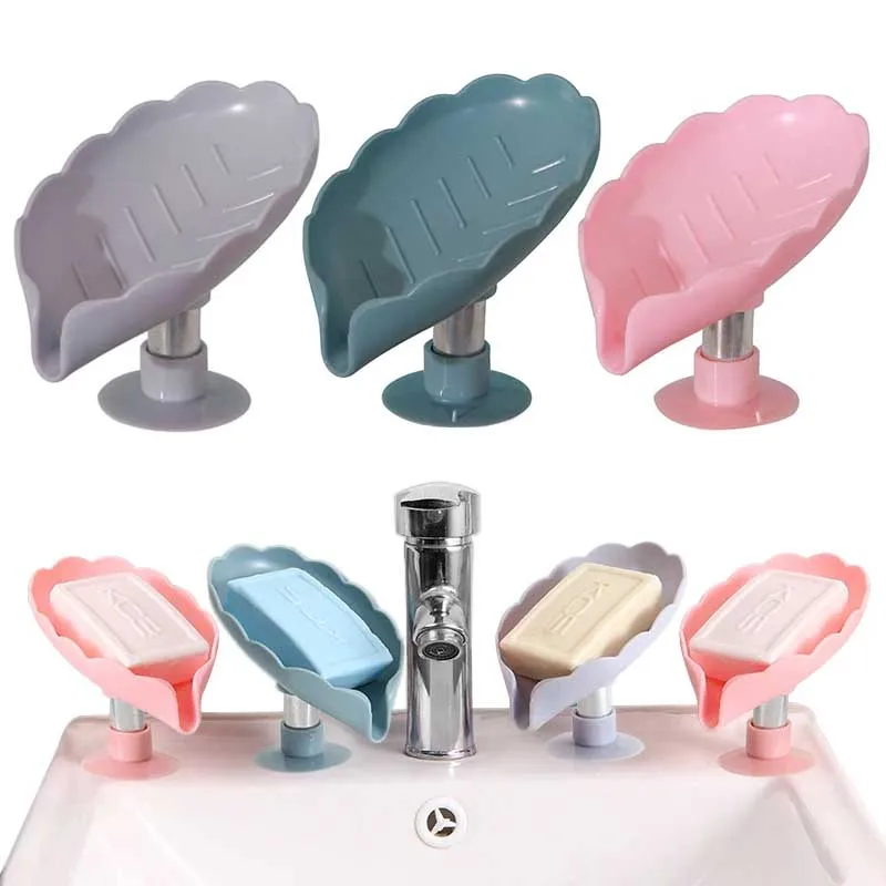 1PCS Soap Dish Sucker Soap Box Leaf Shaped Soap Holder Dish Storage Plate Tray Bathroom Supplies Gadgets Soap Container Case
1PCS Soap Dish Sucker Soap Box Leaf Shaped Soap Holder Dish Storage Plate Tray Bathroom Supplies Gadgets Soap Container Case