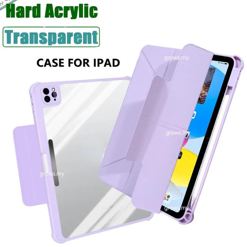 Hard Clear Acrylic Case for iPad Pro 11 2022 4th Pro 12.9 10th 10.9 Air 4 5 3 10.5 9.7 6th 5th Mini 6 10.2 Magnetic buckle Case
Hard Clear Acrylic Case for iPad Pro 11 2022 4th Pro 12.9 10th 10.9 Air 4 5 3 10.5 9.7 6th 5th Mini 6 10.2 Magnetic buckle Case