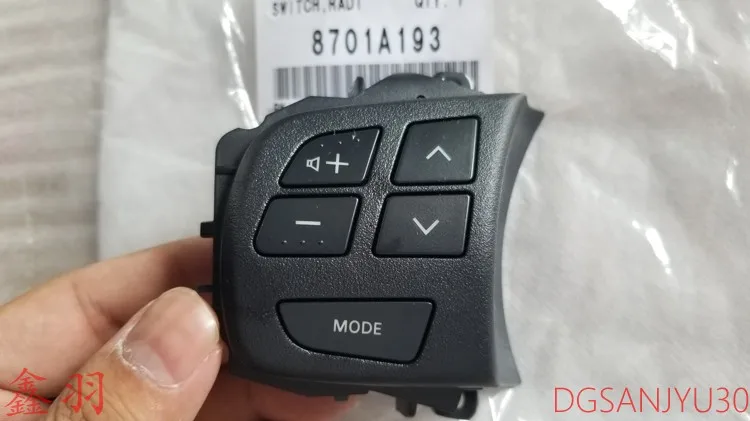 Переключатель, аудио на рулевое колесо дистанционного управления, LANCER Evolution onx EVO10 CZ4A OUTLANDER GT 8701A193 Оригинал LH
Переключатель, аудио на рулевое колесо дистанционного управления, LANCER Evolution onx EVO10 CZ4A OUTLANDER GT 8701A193 Оригинал LH