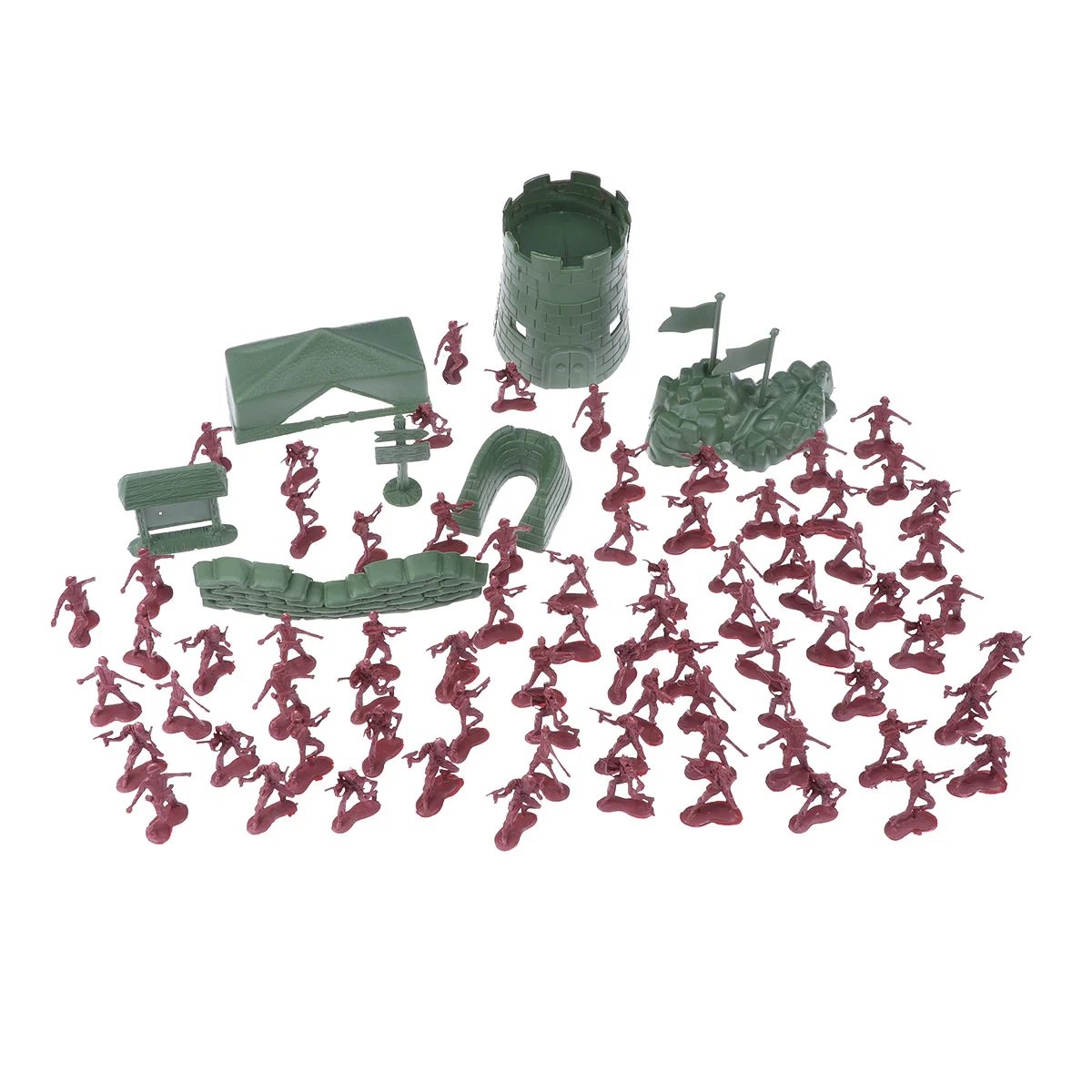 200pcs Action Figures Set Medieval Knights Toys Tanks Figurines Green Men Soldiers for Kids Children Medieval Playsets ( Red+
200pcs Action Figures Set Medieval Knights Toys Tanks Figurines Green Men Soldiers for Kids Children Medieval Playsets ( Red+