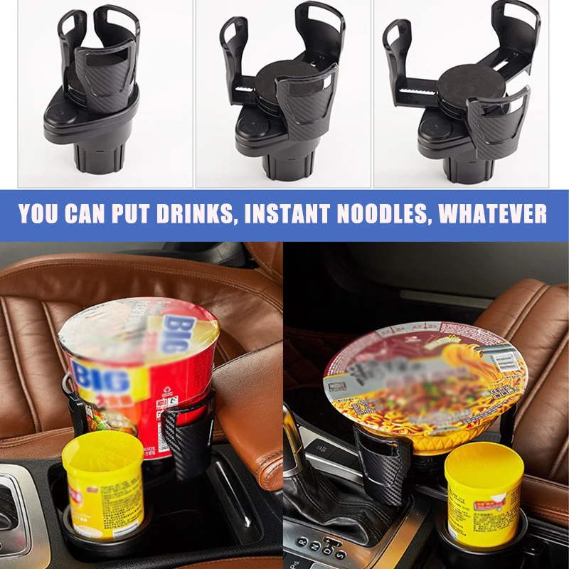 Car Dual Hole Cup Holder Adjustable Cup Expander Stand Carbon Fiber Car Interior Drink Bottle Holder Universal Auto Accessories
Car Dual Hole Cup Holder Adjustable Cup Expander Stand Carbon Fiber Car Interior Drink Bottle Holder Universal Auto Accessories