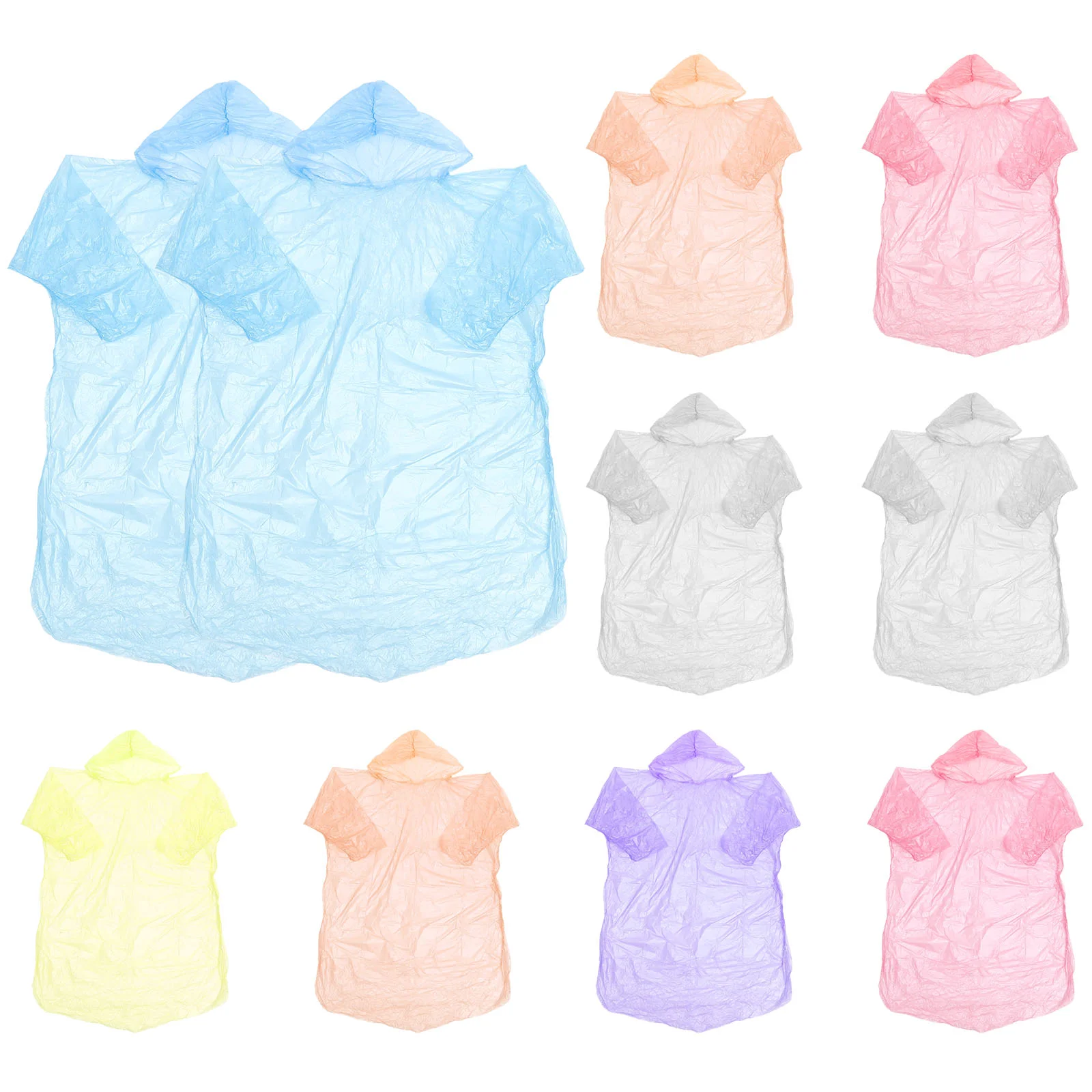 Rain Poncho Raincoat Clearwith Hood Hikingdisposable Ponchos Trench Slicker Emergency Hooded Adults Bike Outdoor Travel Gear
Rain Poncho Raincoat Clearwith Hood Hikingdisposable Ponchos Trench Slicker Emergency Hooded Adults Bike Outdoor Travel Gear