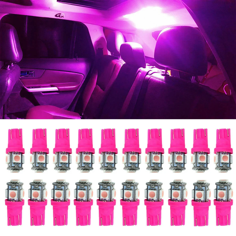 20x T10 5050 168 194 Pink 5SMD LED Interior Dome Map Reading Light Bulbs Just Plug & Play CAR LIGHT ACCESSORIES
20x T10 5050 168 194 Pink 5SMD LED Interior Dome Map Reading Light Bulbs Just Plug & Play CAR LIGHT ACCESSORIES
