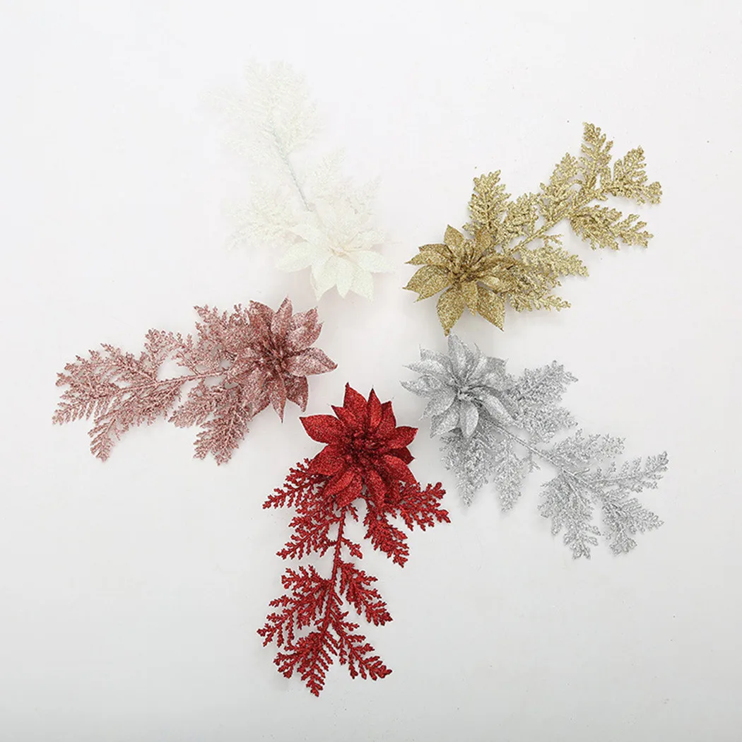 Branches 5Pcs Christmas Flower Ornaments Creative Glitter Home Party Pine Tree Hanging Decoration Beautiful Hot Sale New Novelty
Branches 5Pcs Christmas Flower Ornaments Creative Glitter Home Party Pine Tree Hanging Decoration Beautiful Hot Sale New Novelty
