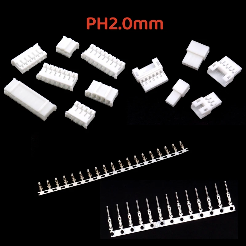 Комплект разъемов PH2.0 для зарядки аккумулятора
Комплект разъемов PH2.0 для зарядки аккумулятора