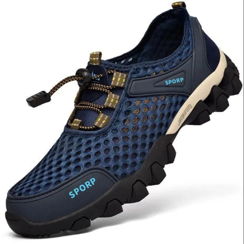 Men's Sneakers Breathable Mesh Shoe Mens Outdoor Non-Slip Hiking Shoes Summer Casual Shoe for Men Fashion Creek Trekking Shoes
Men's Sneakers Breathable Mesh Shoe Mens Outdoor Non-Slip Hiking Shoes Summer Casual Shoe for Men Fashion Creek Trekking Shoes