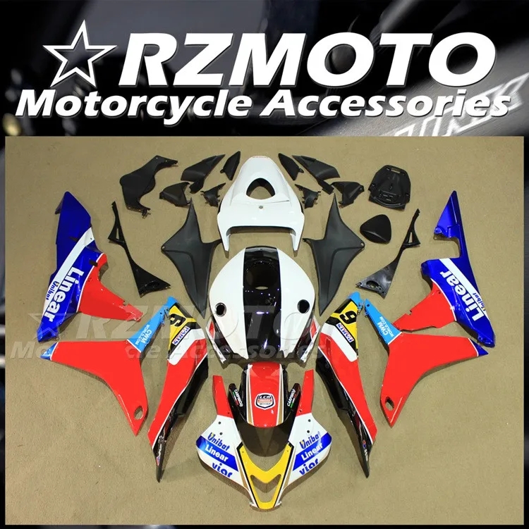 Новый комплект обтекателей под давлением из АБС-пластика, подходит для HONDA CBR600RR F5 2007 2008 07 08, красного и синего цвета
Новый комплект обтекателей под давлением из АБС-пластика, подходит для HONDA CBR600RR F5 2007 2008 07 08, красного и синего цвета