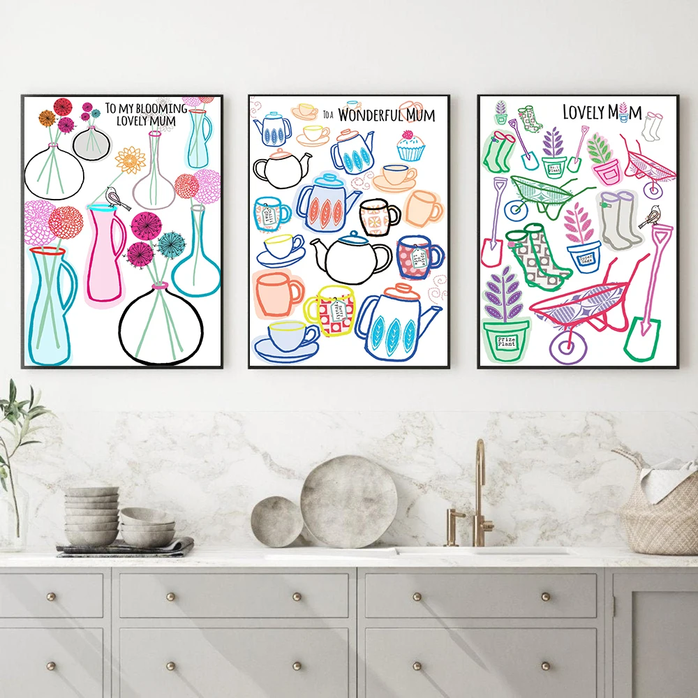 Lovely Mum Mothers Day Gift Canvas Painting Mother Birthday Potted Herbs Flower Tea Poster Print Nordic Line Wall Art Pictures
Lovely Mum Mothers Day Gift Canvas Painting Mother Birthday Potted Herbs Flower Tea Poster Print Nordic Line Wall Art Pictures
