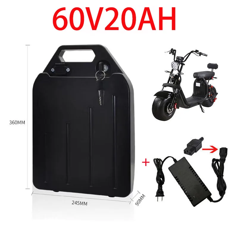 60V20ah 16S 18650 lithium battery, suitable for two wheeled foldable Citycoco scooters, motorcycles, and electric bicycle
60V20ah 16S 18650 lithium battery, suitable for two wheeled foldable Citycoco scooters, motorcycles, and electric bicycle