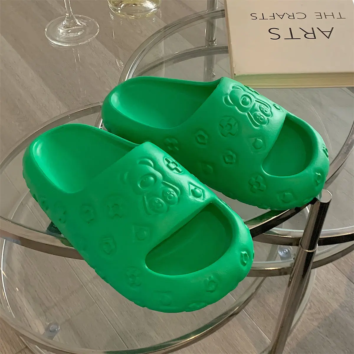 Bear Slippers Women Korean Japan Sweet Soft Platform Non-slip Bathroom Yzy Slides EVA Home Mute Flip Flops Girls Beach Sandals
Bear Slippers Women Korean Japan Sweet Soft Platform Non-slip Bathroom Yzy Slides EVA Home Mute Flip Flops Girls Beach Sandals