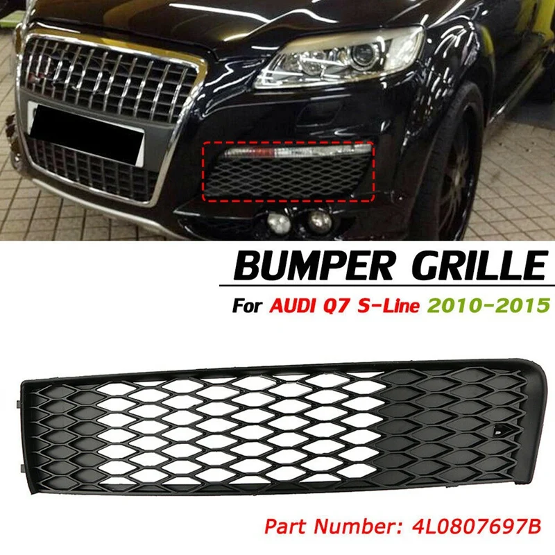 Для AUDI Q7 S-Line 2010-2015, левый Боковой бампер для водителя, решетка с сотовой сеткой 4L0807697B
Для AUDI Q7 S-Line 2010-2015, левый Боковой бампер для водителя, решетка с сотовой сеткой 4L0807697B