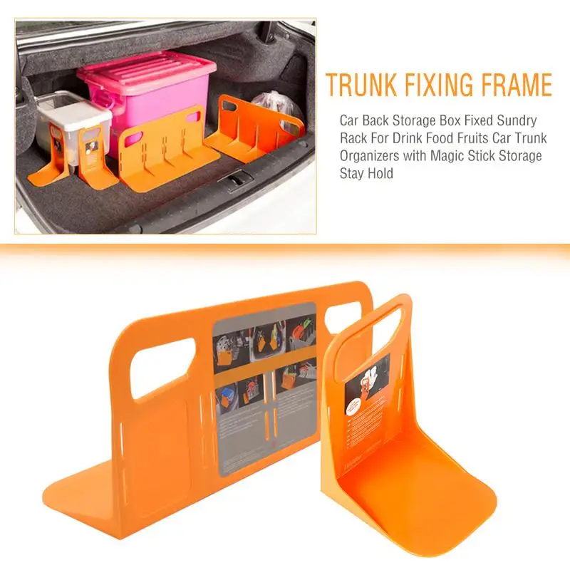 Multifunctional Car Back Auto Trunk Fixed Tool Rack Holder Luggage Box Stand Shake-proof Organizer Fence Storage arrange Holder 
Multifunctional Car Back Auto Trunk Fixed Tool Rack Holder Luggage Box Stand Shake-proof Organizer Fence Storage arrange Holder