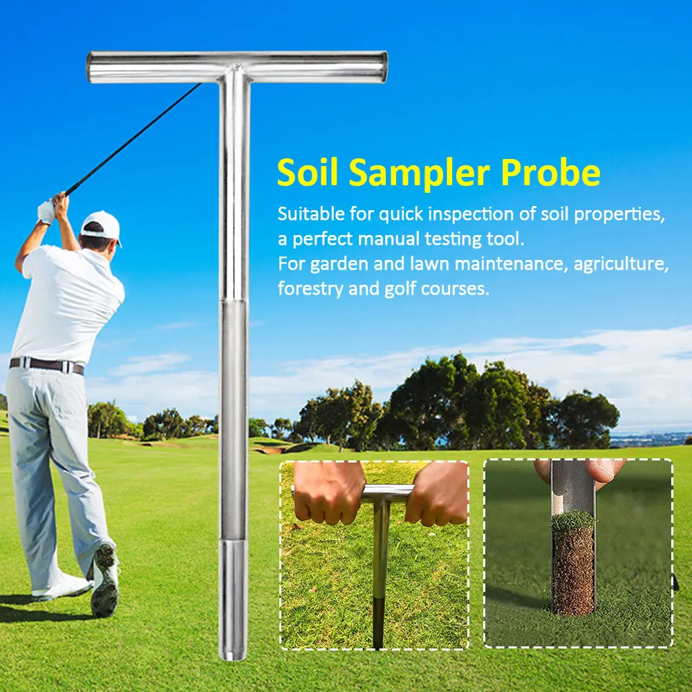 Golf Course Multifunction Tubular Forest Sampling Lawn Maintenance Stainless Steel Agriculture Soil Sampler Probe Manual
Golf Course Multifunction Tubular Forest Sampling Lawn Maintenance Stainless Steel Agriculture Soil Sampler Probe Manual