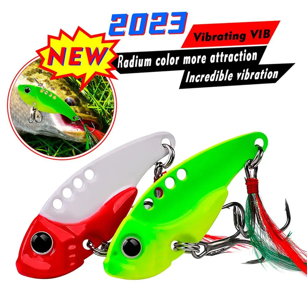 Fishing Lures 55mm 11g 8-color Vib Metal Lure Bait With Treble Hook Spoon Fishing Bait Tackle Accessories Drop Shipping
Fishing Lures 55mm 11g 8-color Vib Metal Lure Bait With Treble Hook Spoon Fishing Bait Tackle Accessories Drop Shipping