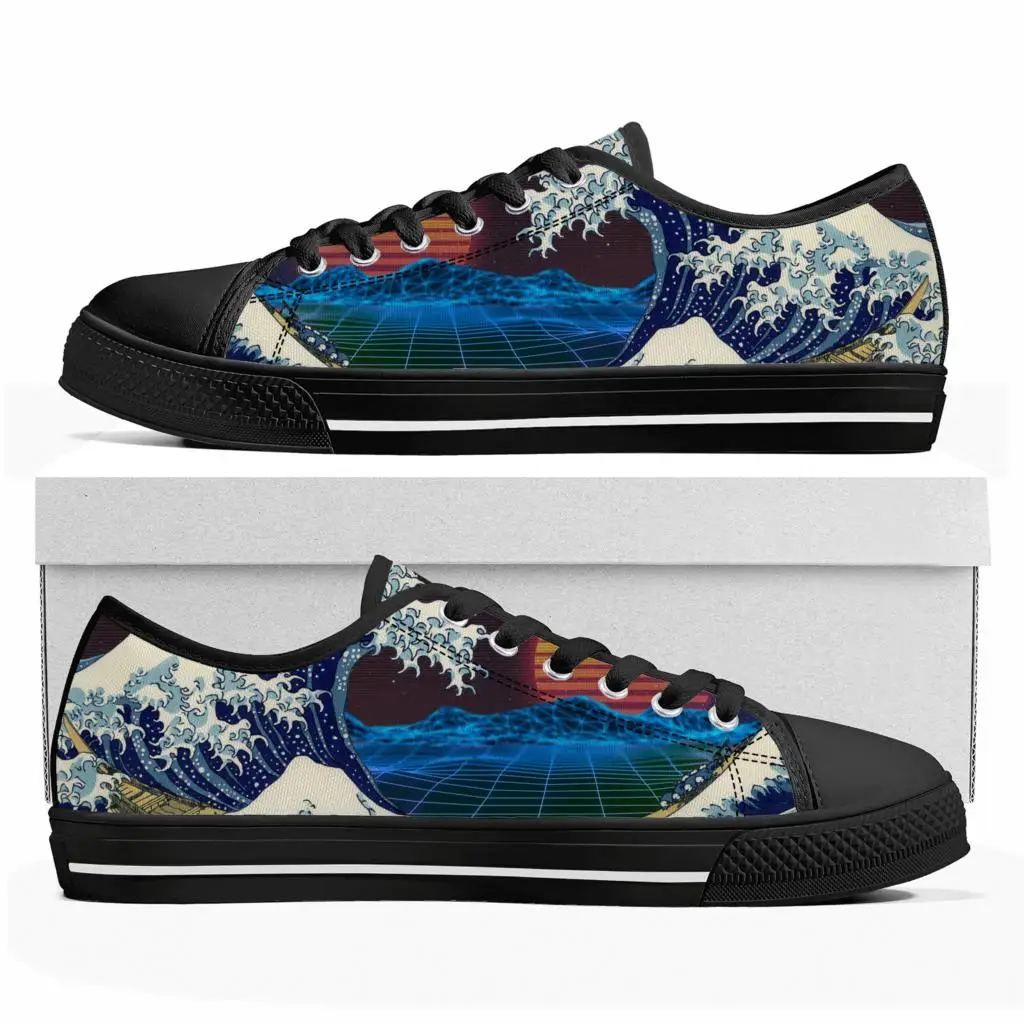 The Great Wave off Kanagawa Printmake Low Top Sneakers Mens Womens Teenager High Quality Canvas Sneaker Couple Shoes Custom Shoe
The Great Wave off Kanagawa Printmake Low Top Sneakers Mens Womens Teenager High Quality Canvas Sneaker Couple Shoes Custom Shoe