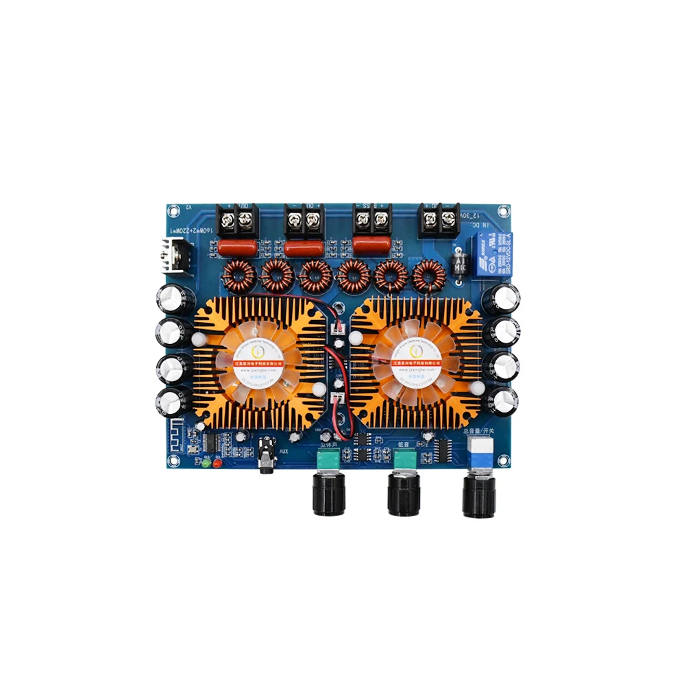 XH-A128 TDA7498E Bluetooth-compatible 5.0 Digital Power Amplifier Board 160W*2+220W Stereo 2.1 Channel Amp Amplifier Board
XH-A128 TDA7498E Bluetooth-compatible 5.0 Digital Power Amplifier Board 160W*2+220W Stereo 2.1 Channel Amp Amplifier Board