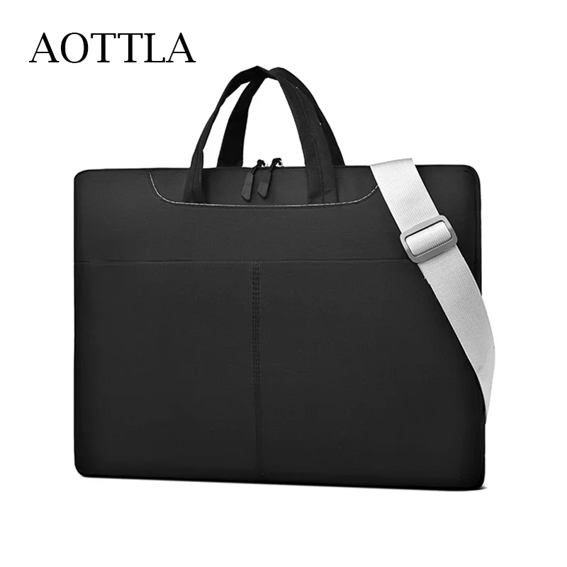 AOTTLA Laptop Bag 14 15.6 Inch High Quality Handbag For Men Computer Bag Shoulder Crossbody Bag Pure Color Unisex Briefcase Bag
AOTTLA Laptop Bag 14 15.6 Inch High Quality Handbag For Men Computer Bag Shoulder Crossbody Bag Pure Color Unisex Briefcase Bag
