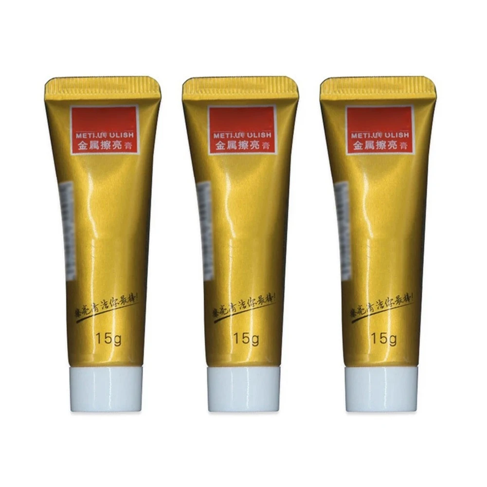 3pcs 15g Metal Polishing Cream Multifunctional Cleaning Cream Stainless Steel Ceramic Watch Polishing Paste Rust Remover
3pcs 15g Metal Polishing Cream Multifunctional Cleaning Cream Stainless Steel Ceramic Watch Polishing Paste Rust Remover