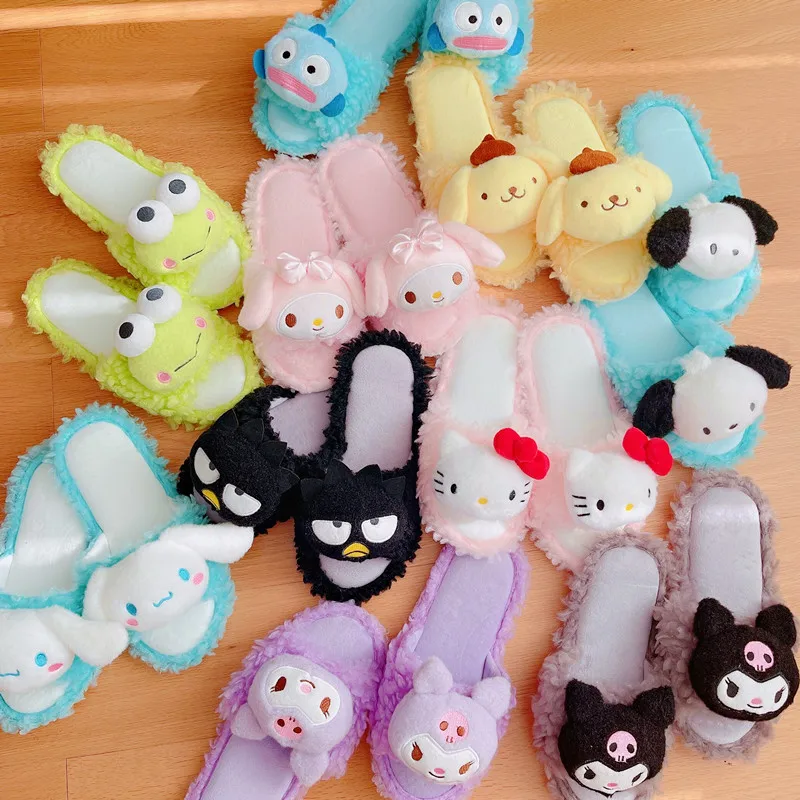 Kawaii Hellow Kittys Cinnamoroll My Melody Kuromi Pompompurin Sanrio плюшевые почтовые Мультяшные милые рыбьи рот тапочки игрушка для девочки
Kawaii Hellow Kittys Cinnamoroll My Melody Kuromi Pompompurin Sanrio плюшевые почтовые Мультяшные милые рыбьи рот тапочки игрушка для девочки