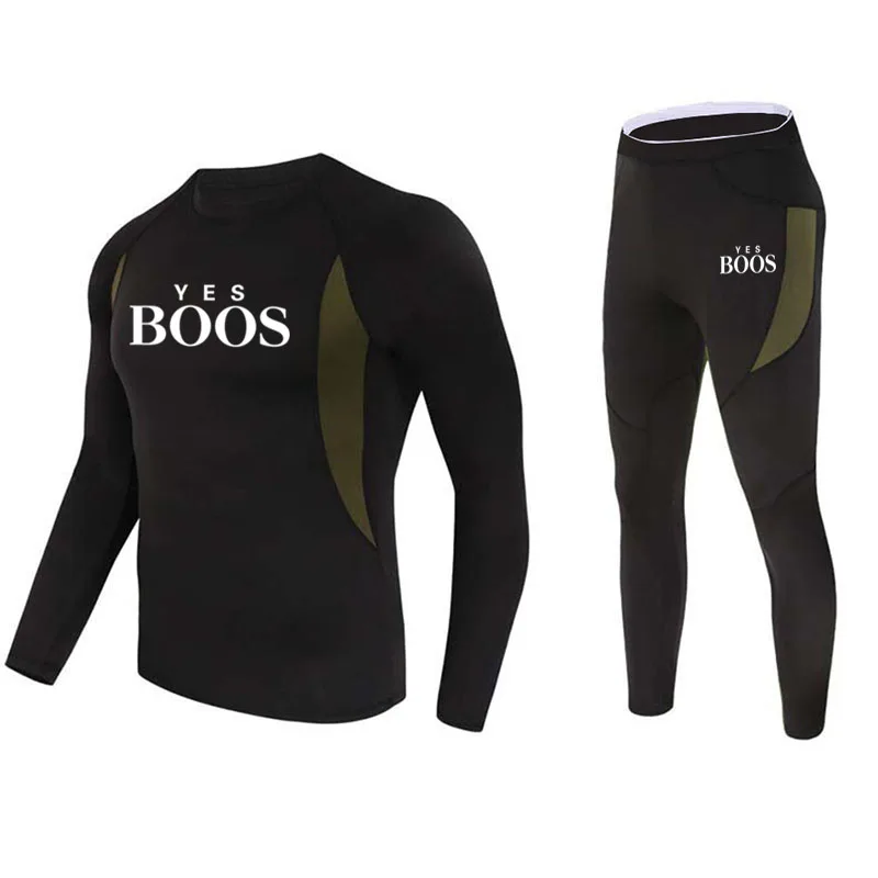 Winter Thermal Underwear Men Warm First Layer Man Undrewear Set Compression Quick Drying Second Skin Long Johns Sport 2 Sets
Winter Thermal Underwear Men Warm First Layer Man Undrewear Set Compression Quick Drying Second Skin Long Johns Sport 2 Sets
