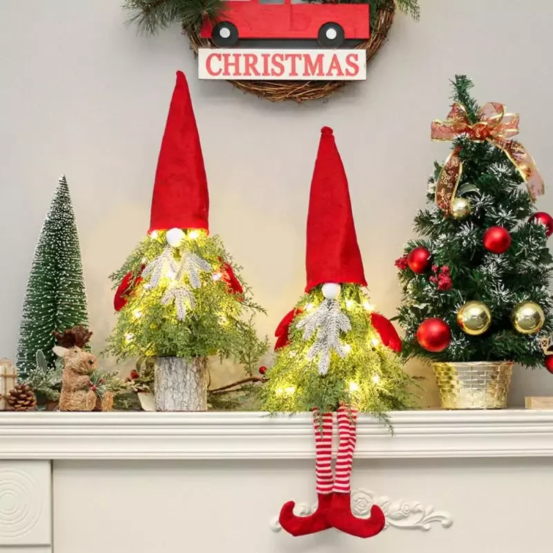 Christmas Decorations Glowing Faceless Santa Claus Mini Christmas Tree Rudolph LED Lights Small Christmas Tree Ornaments 2022
Christmas Decorations Glowing Faceless Santa Claus Mini Christmas Tree Rudolph LED Lights Small Christmas Tree Ornaments 2022